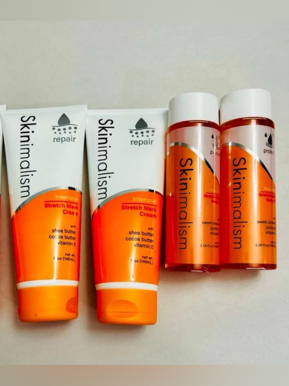 Skinimalism Intensive Stretch Mark Cream & Oil — Set of 4